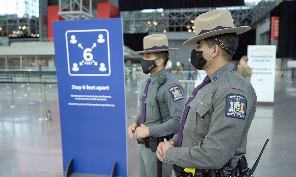 NY State Police support state efforts to administer COVID-19 vaccines