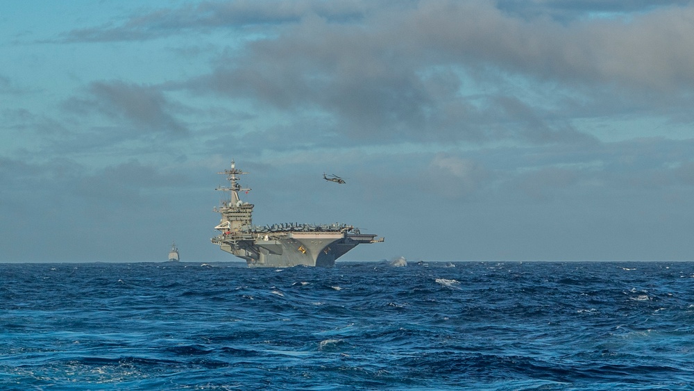 The Theodore Roosevelt Carrier Strike Group Conducts Routine Operations