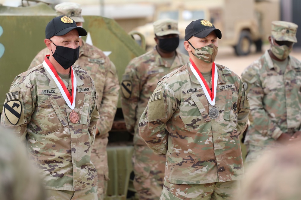 2ABCT Soldiers knighted in Kuwait