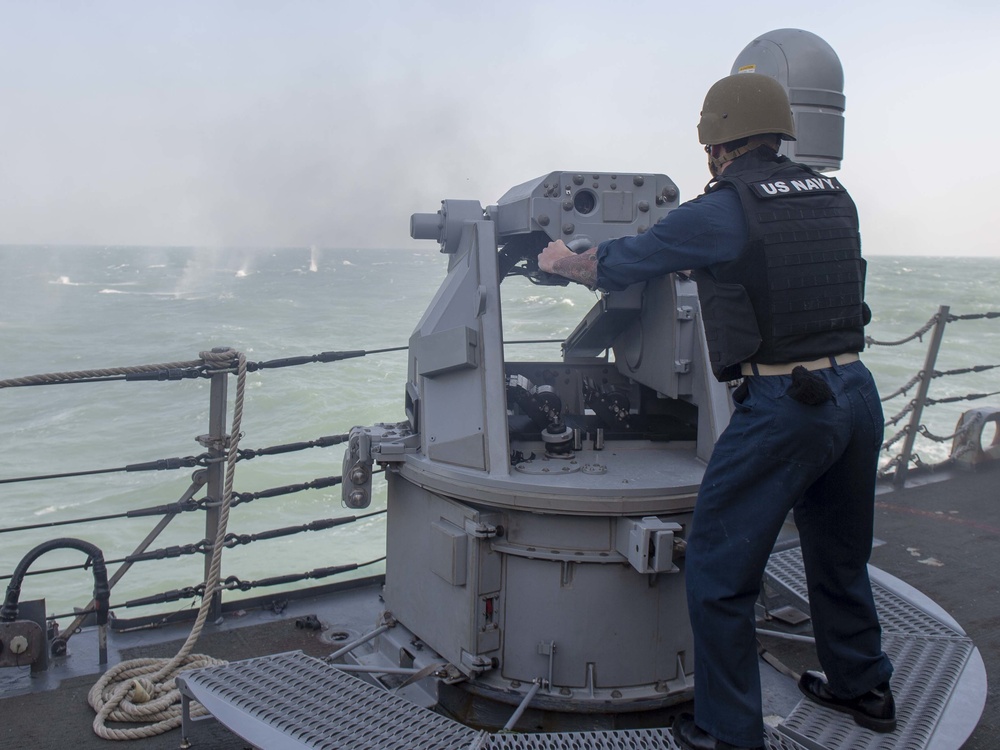 USS Curtis Wilbur Live-fire Gunnery Exercise