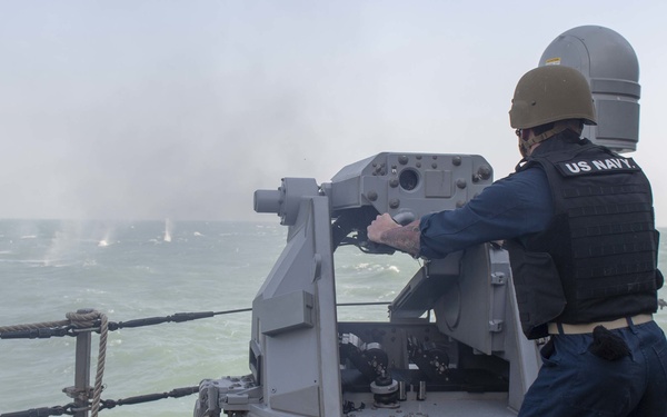 USS Curtis Wilbur Live-fire Gunnery Exercise