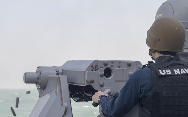 USS Curtis Wilbur Live-Fire Gunnery Exercise