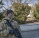 429th BSB Soldiers stand guard in Washington, D.C.