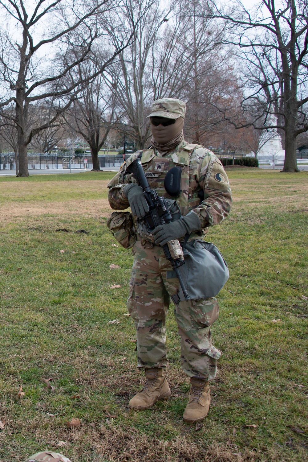 2-183rd CAV Soldiers stand guard in Washington, D.C.