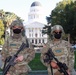 Cal Guard security forces at California state Capitol