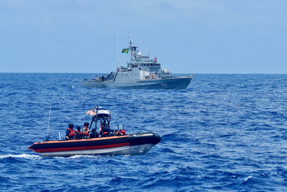 Joint maneuvers off Brazil