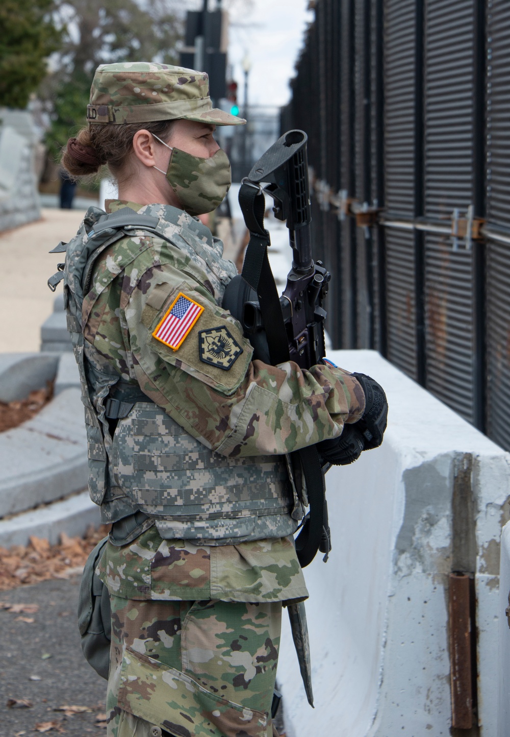 276th Engineers stand guard in Washington, D.C.