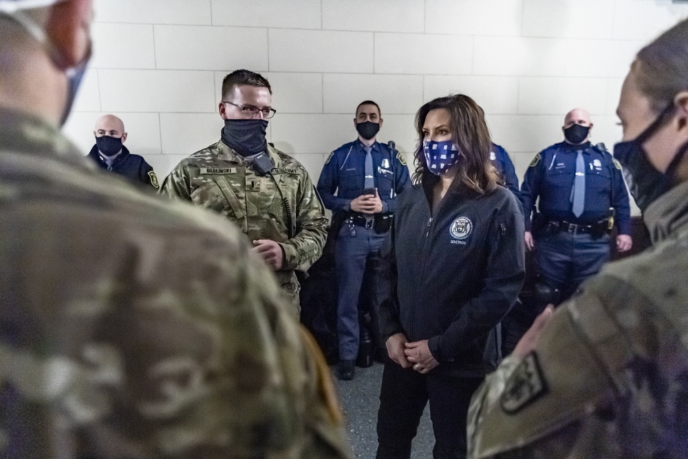 Governor Whitmer activates Michigan National Guard to ensure peace in Lansing.