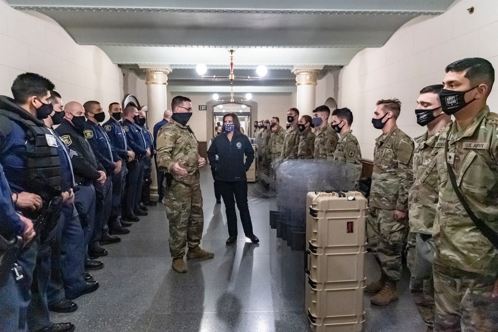 Governor Whitmer activates Michigan National Guard to ensure peace in Lansing.