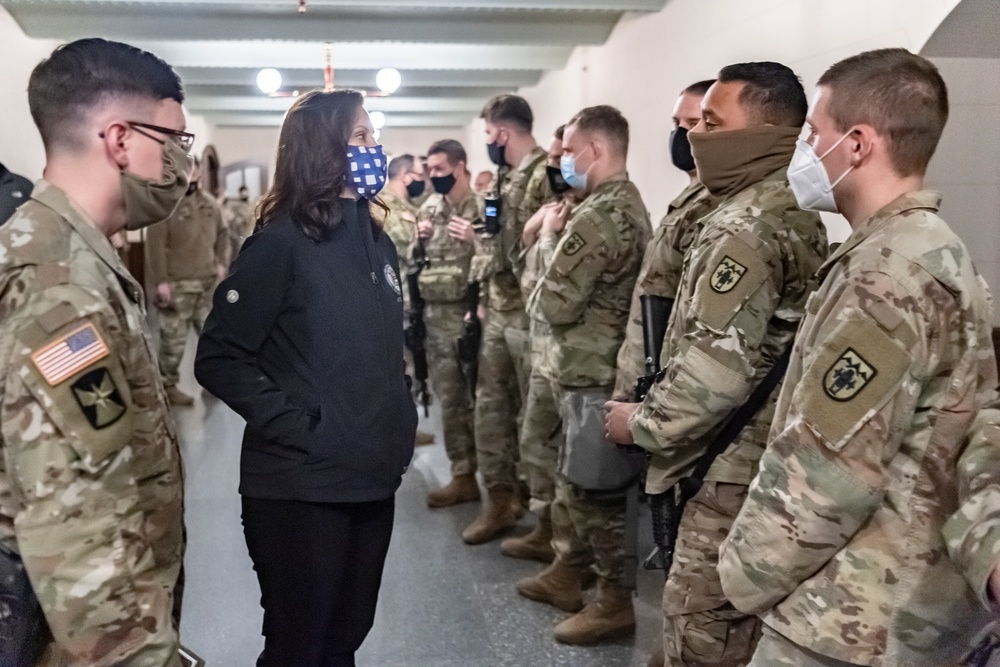 Governor Whitmer activates Michigan National Guard to ensure peace in Lansing.