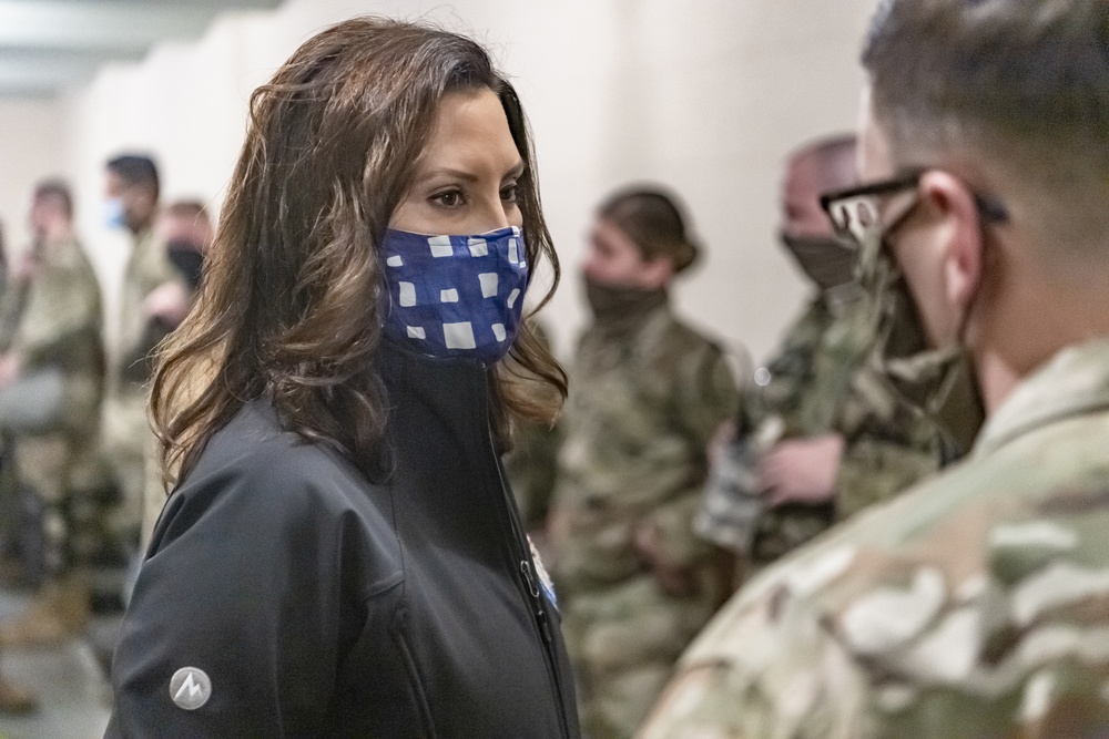 Governor Whitmer activates Michigan National Guard to ensure peace in Lansing.