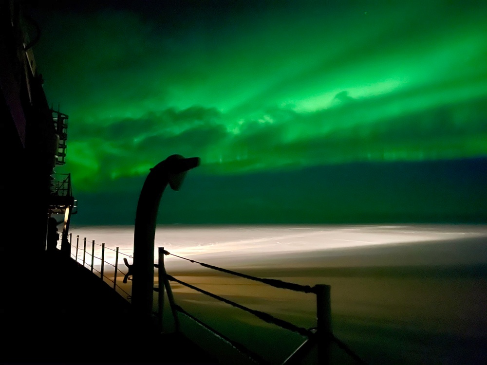 Coast Guard Cutter Polar Star Arctic West Winter 2021