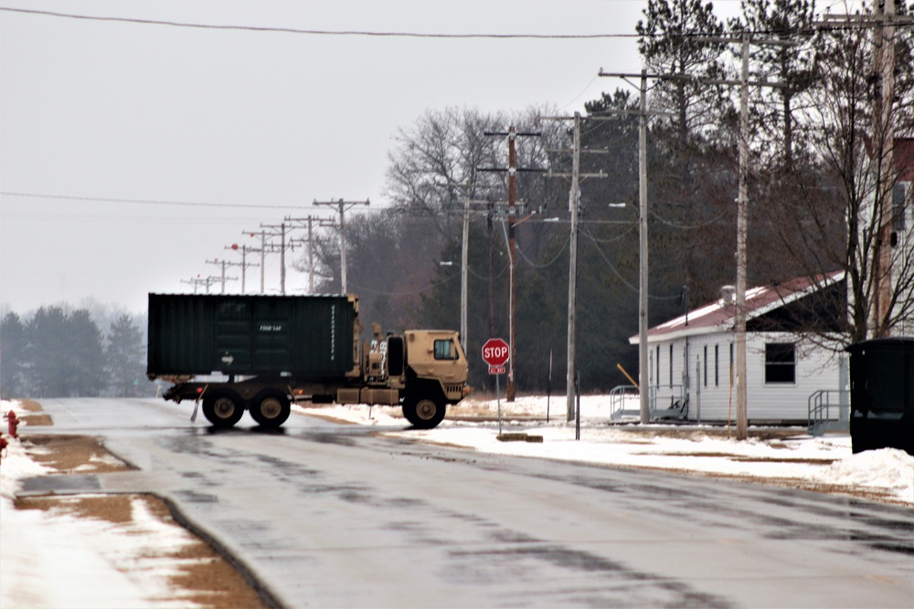 January 2021 training operations at Fort McCoy