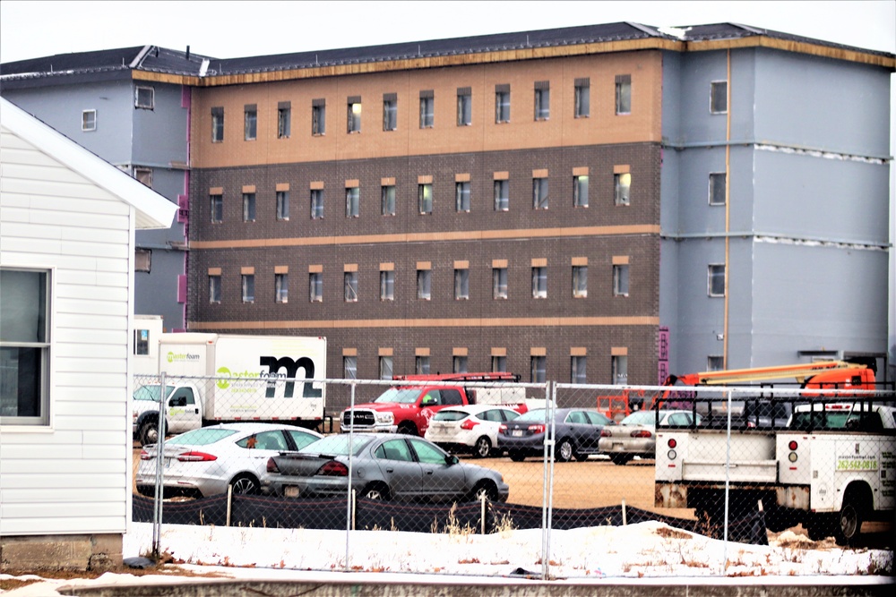 Construction of new, modern barracks building continues at Fort McCoy