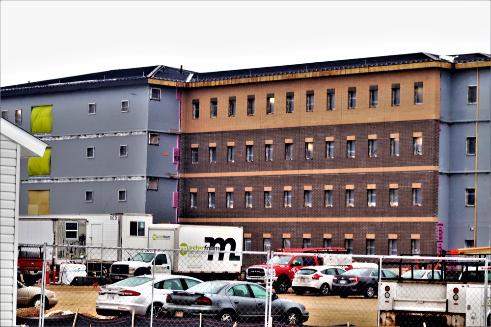 Construction of new, modern barracks building continues at Fort McCoy