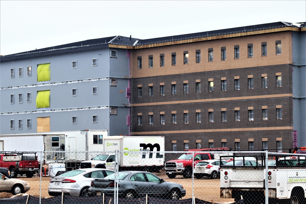 Construction of new, modern barracks building continues at Fort McCoy