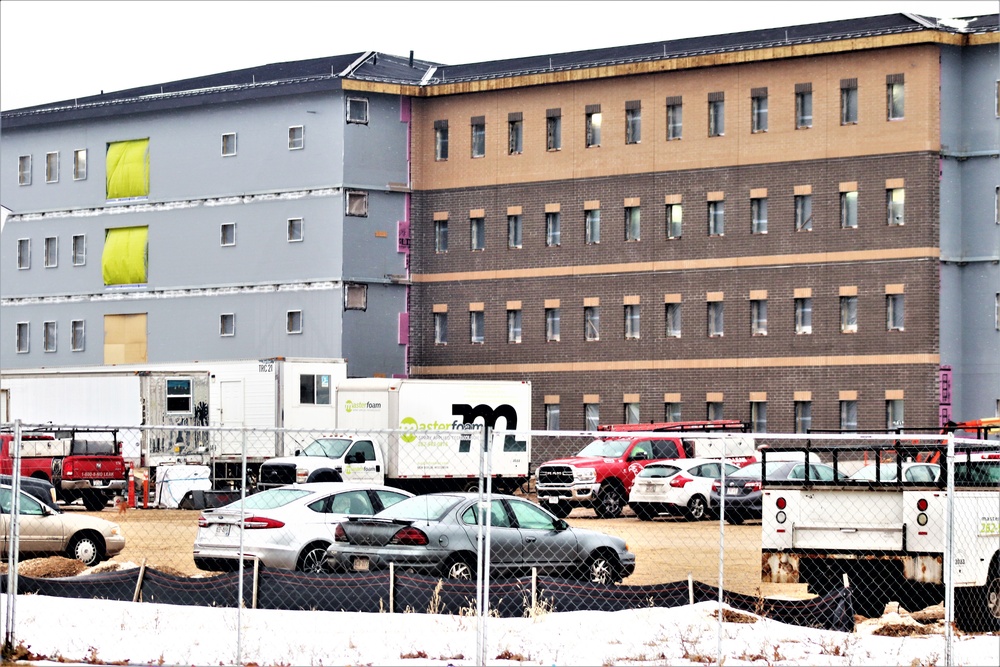 Construction of new, modern barracks building continues at Fort McCoy