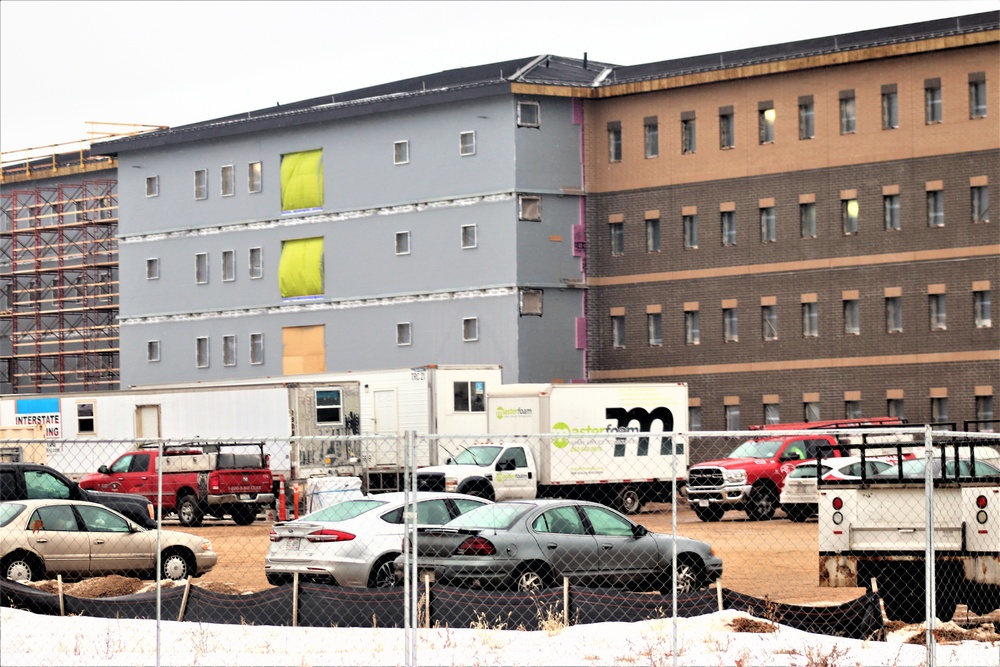 Construction of new, modern barracks building continues at Fort McCoy