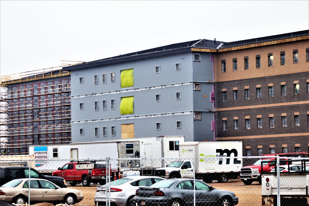 Construction of new, modern barracks building continues at Fort McCoy