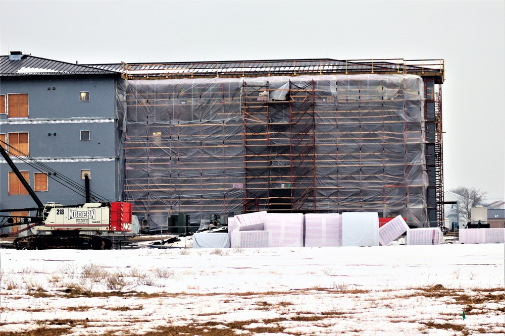 Construction of new, modern barracks building continues at Fort McCoy