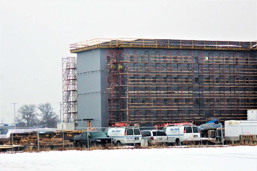 Construction of new, modern barracks building continues at Fort McCoy