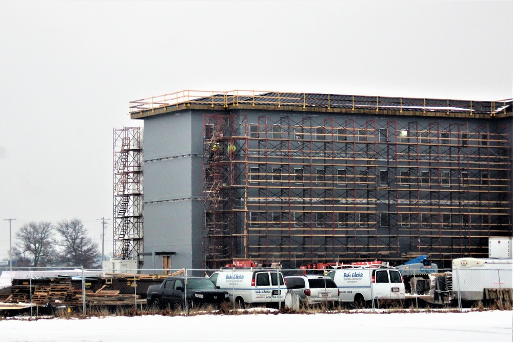 Construction of new, modern barracks building continues at Fort McCoy