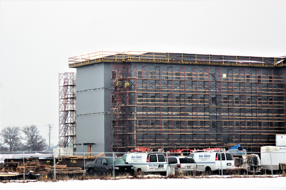 Construction of new, modern barracks building continues at Fort McCoy