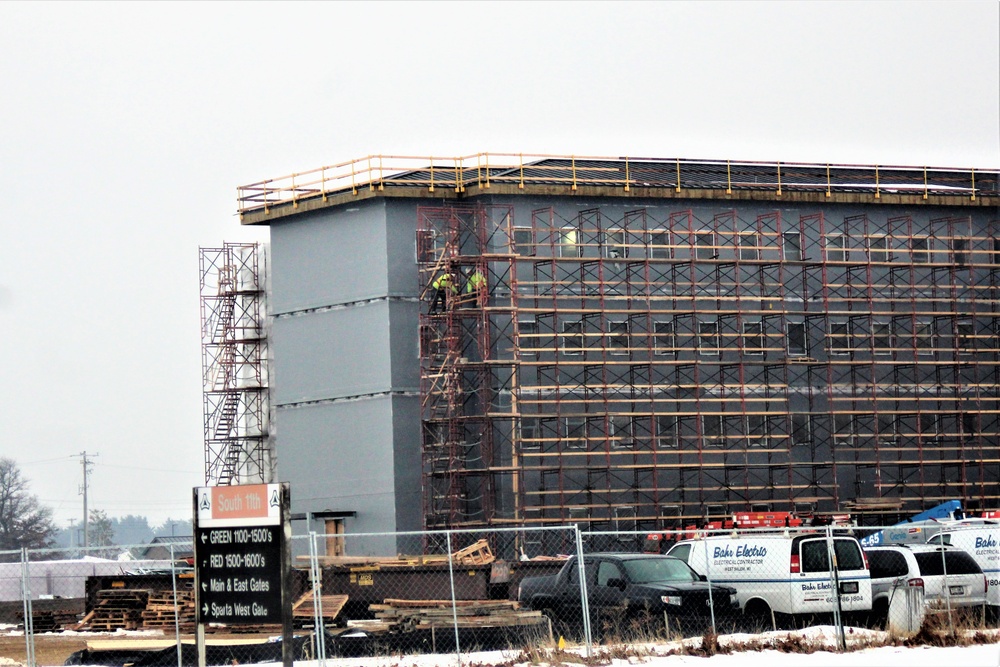 Construction of new, modern barracks building continues at Fort McCoy