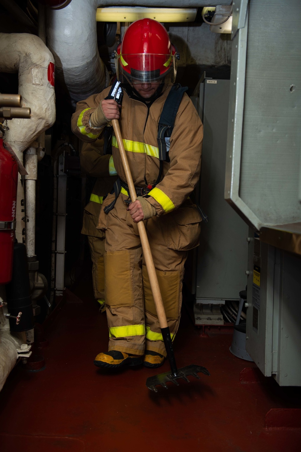 Princeton Conducts a General Quarters Drill