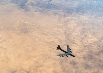 B-52 Stratofortress flies over U.S. Central Command