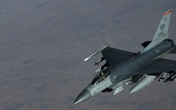 KC-10 keeping F-16s flying