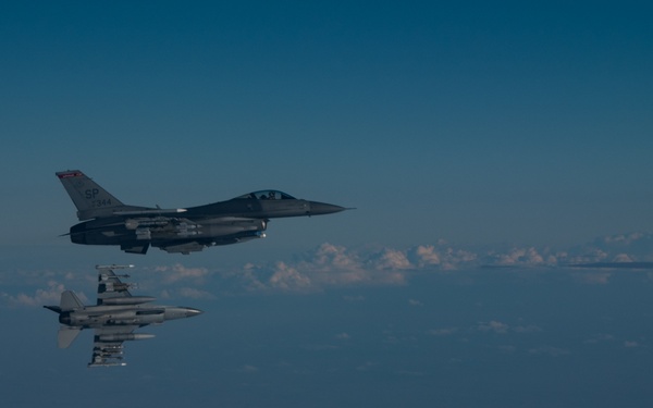 KC-10 keeping F-16s flying