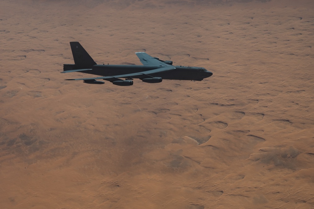 Bomber task force flying through CENTCOM