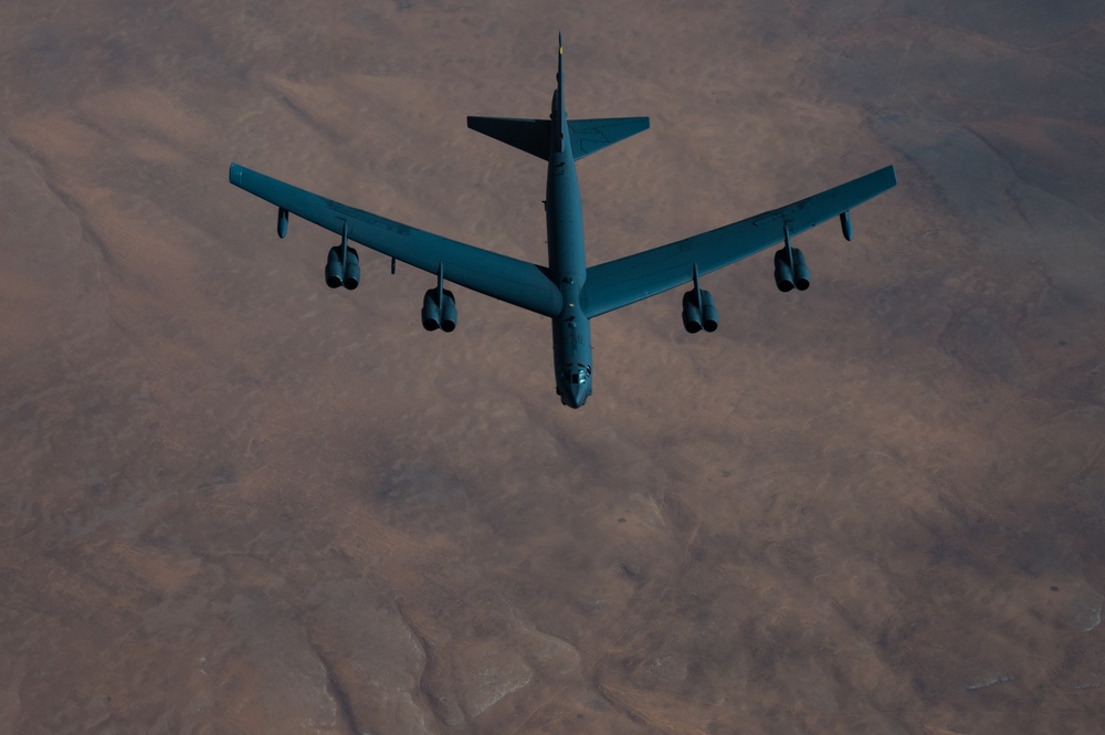 Bomber task force flying through CENTCOM