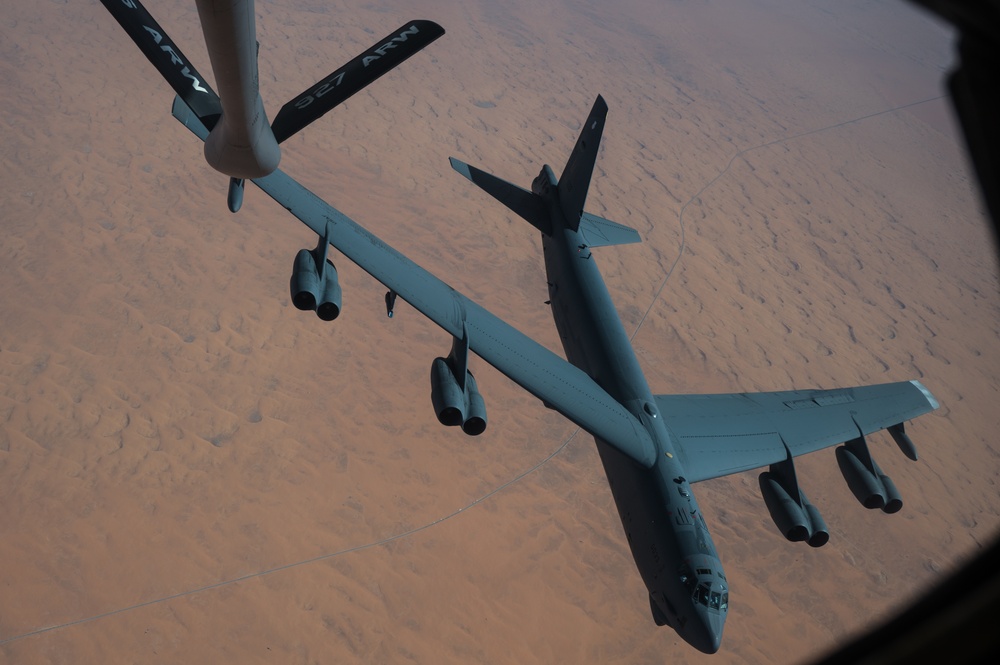 Bomber task force flying through CENTCOM