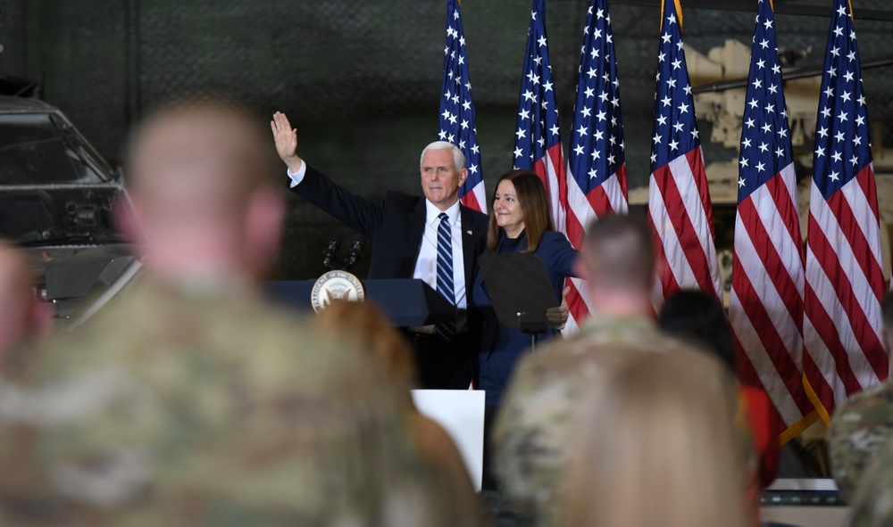 Vice president returns to Fort Drum with message of thanks to service members