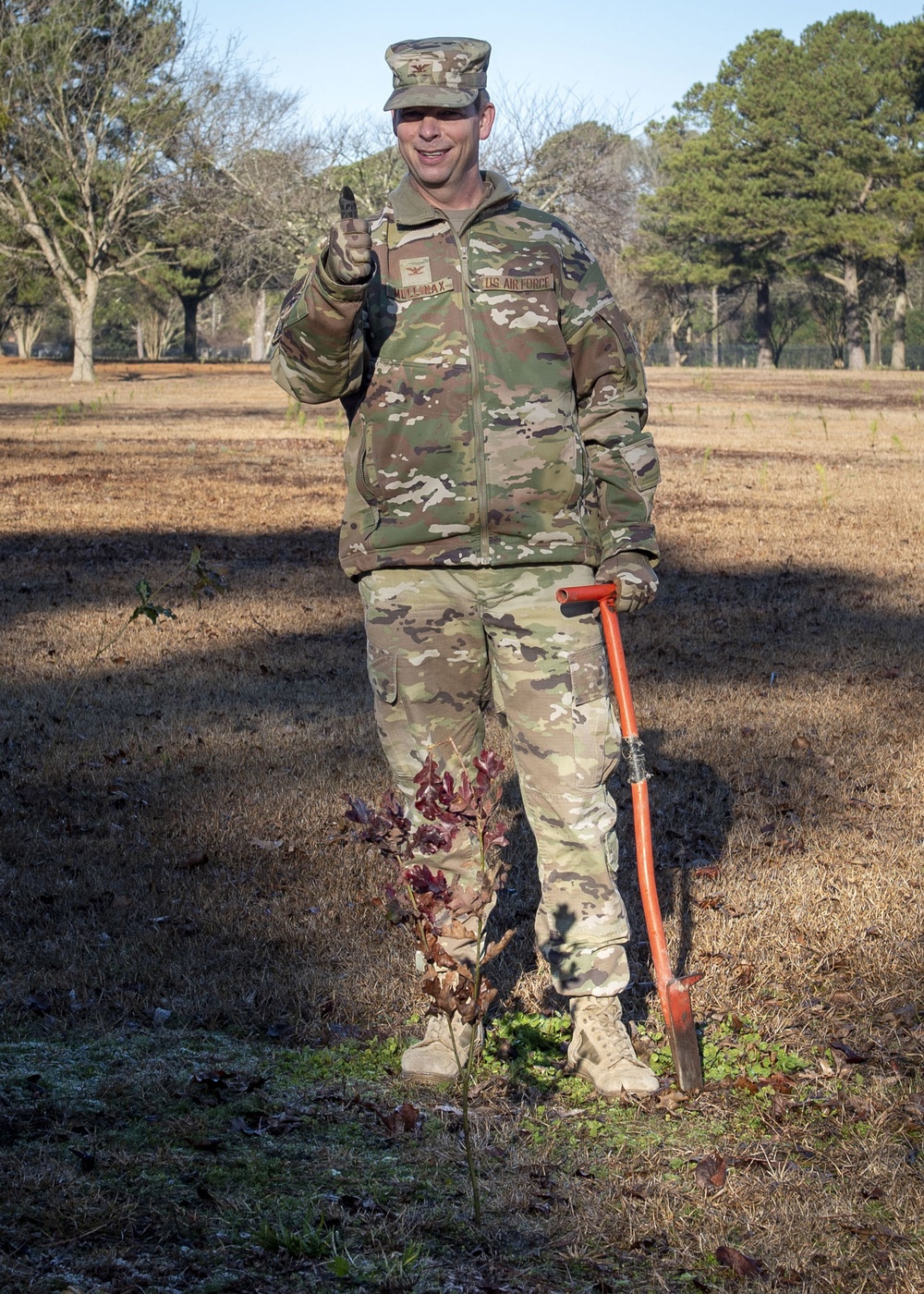 4th CES Plants Trees at SJAFB