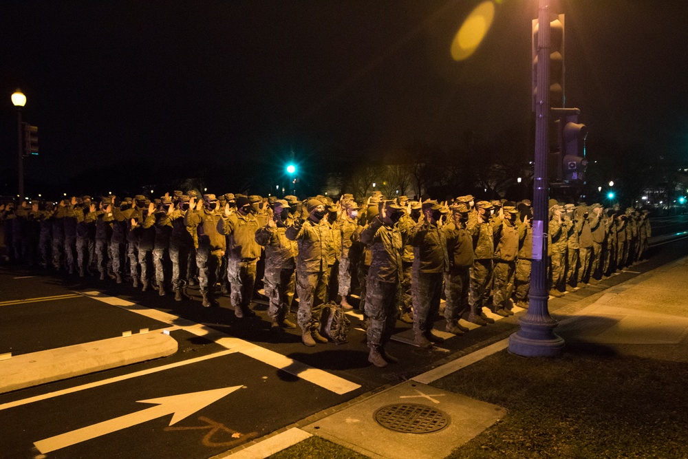 Nebraska National Guard Sworn in as Special Police in Washington D.C.