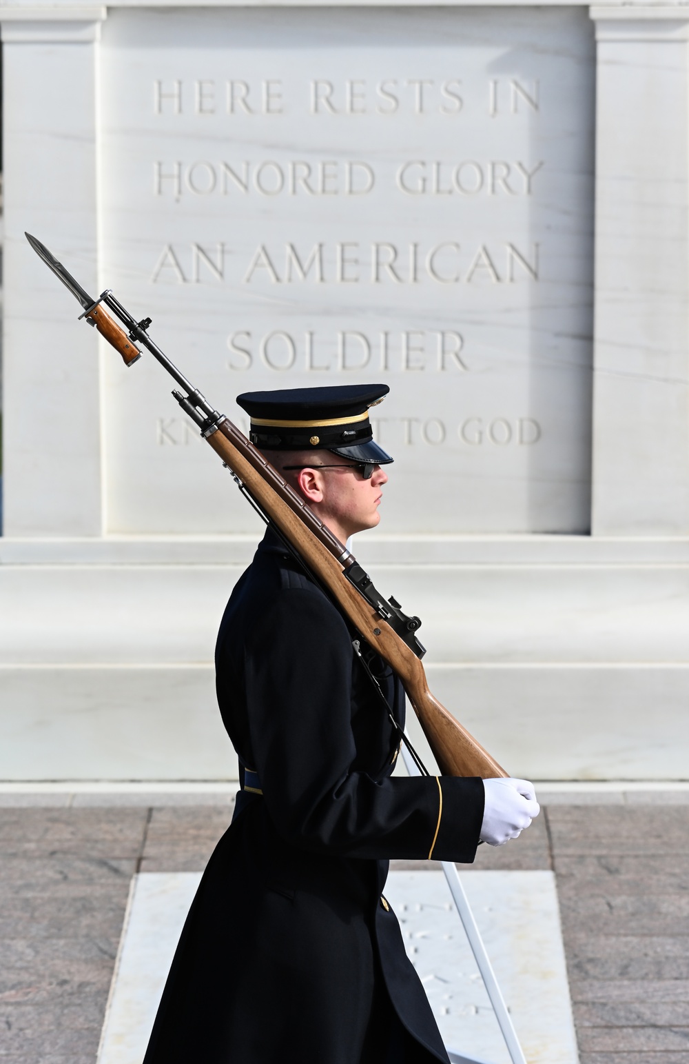 Wreath laying ceremony rehearsal