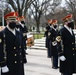 Wreath laying ceremony rehearsal