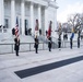 Wreath laying ceremony rehearsal