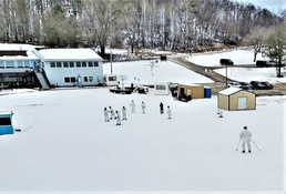 Cold-Weather Operations Course students learn skiing techniques at Fort McCoy