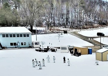 Cold-Weather Operations Course students learn skiing techniques at Fort McCoy