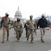 Cabinet Members Visit National Guard Personnel on Guard Duty at U.S. Capitol Complex