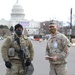 Cabinet Members Visit National Guard Personnel on Guard Duty at U.S. Capitol Complex