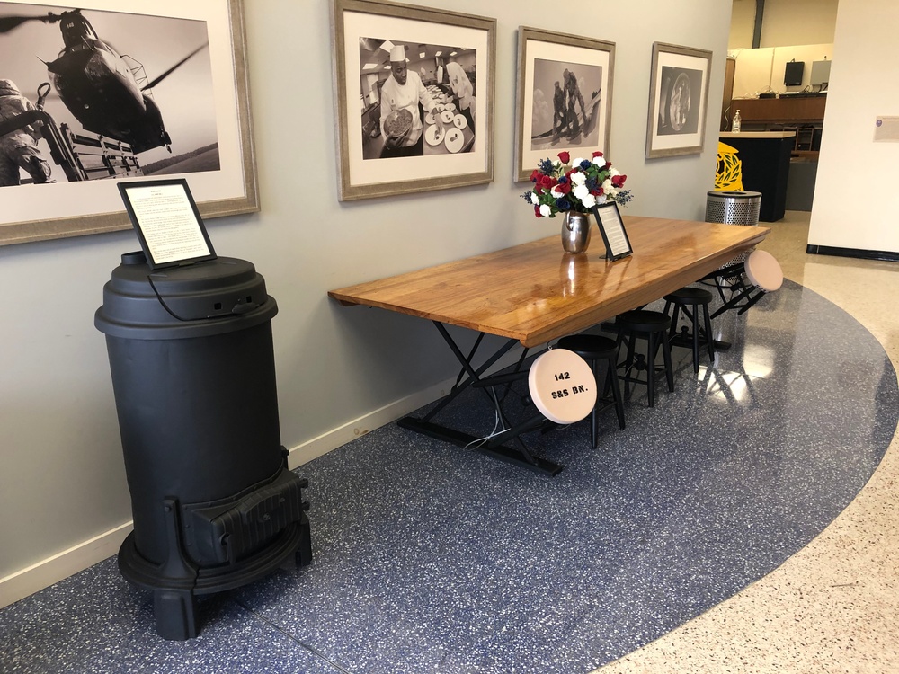 Volunteer discovers, restores World War II-era mess hall furniture