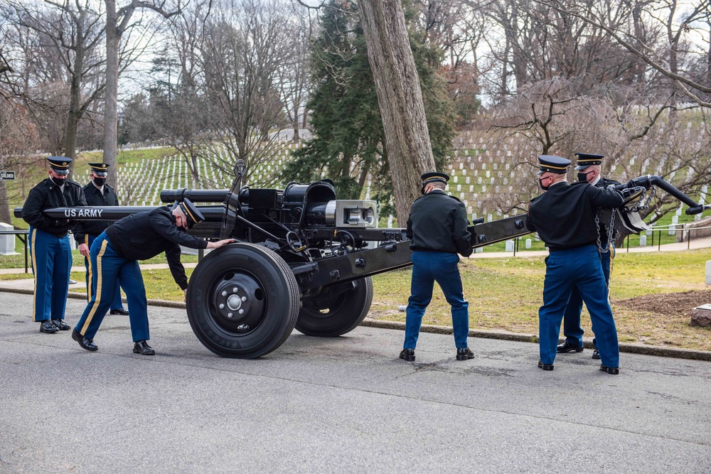 Presidential Salute Battery in ANC