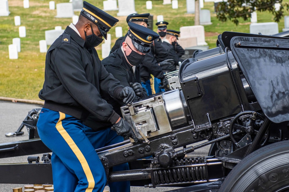 Presidential Salute Battery in ANC