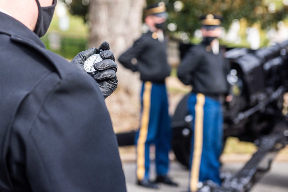 Presidential Salute Battery in ANC