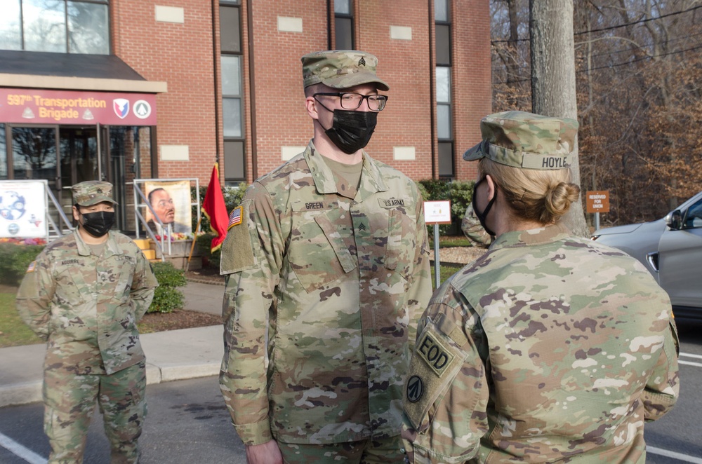 People First: SDDC CG recognizes transporters during tour of Joint Base Langley-Eustis